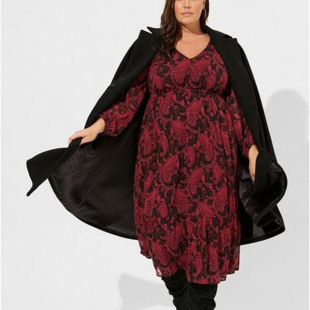 TORRID | Tea Length Open Back A-Line Dress